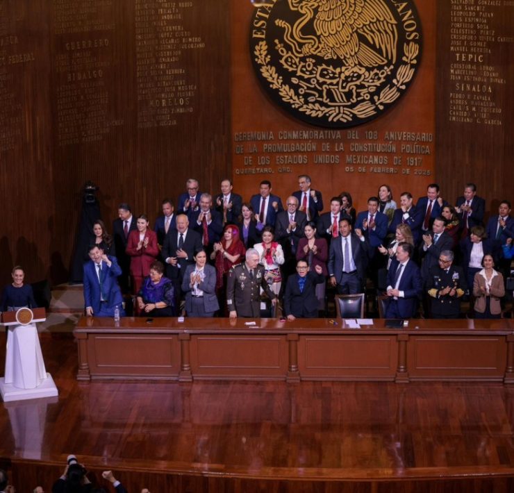 Sheinbaum encabeza aniversario de la Constitución sin la presencia de Norma Piña