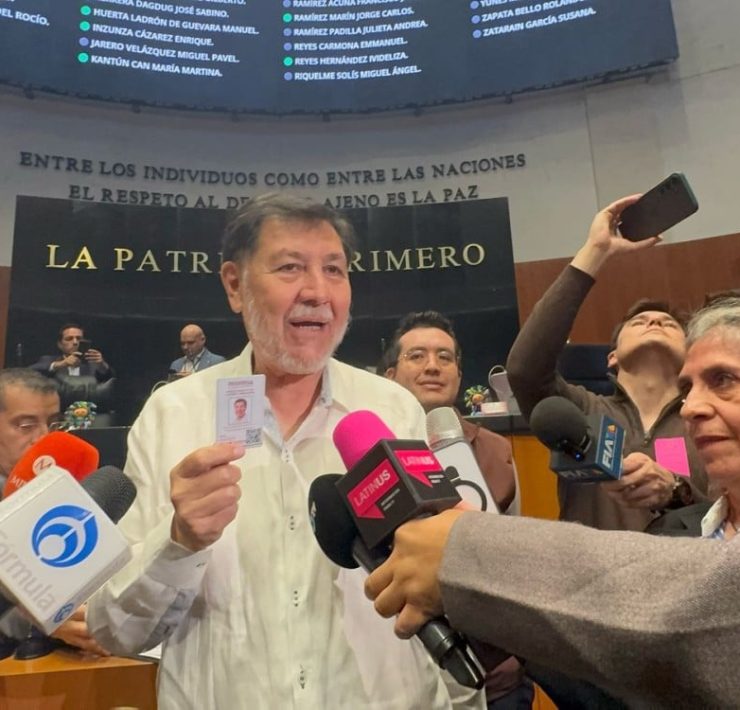 Fernández Noroña pospone reforma constitucional y confirma viaje a Centroamérica