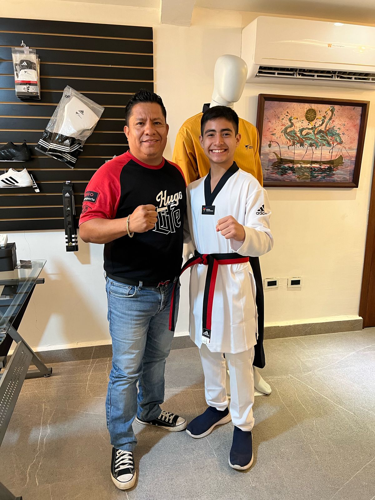 destacados deportistas del Taekwondo de Tabasco