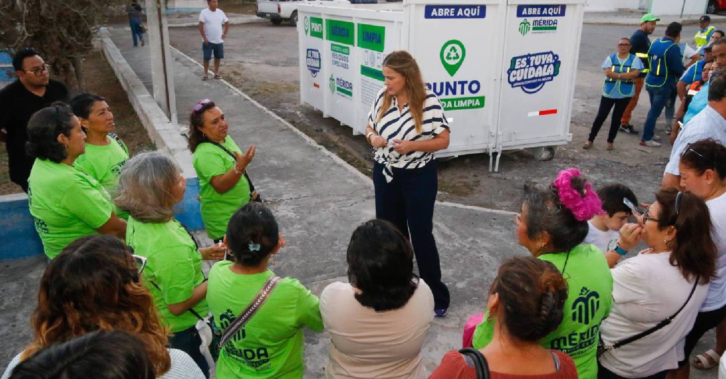 ¡Contenedores en Mérida para fomentar la limpieza! Descubre esta estrategia innovadora