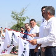 Dan banderazo a rehabilitación de la vía corta Reforma-Dos Bocas