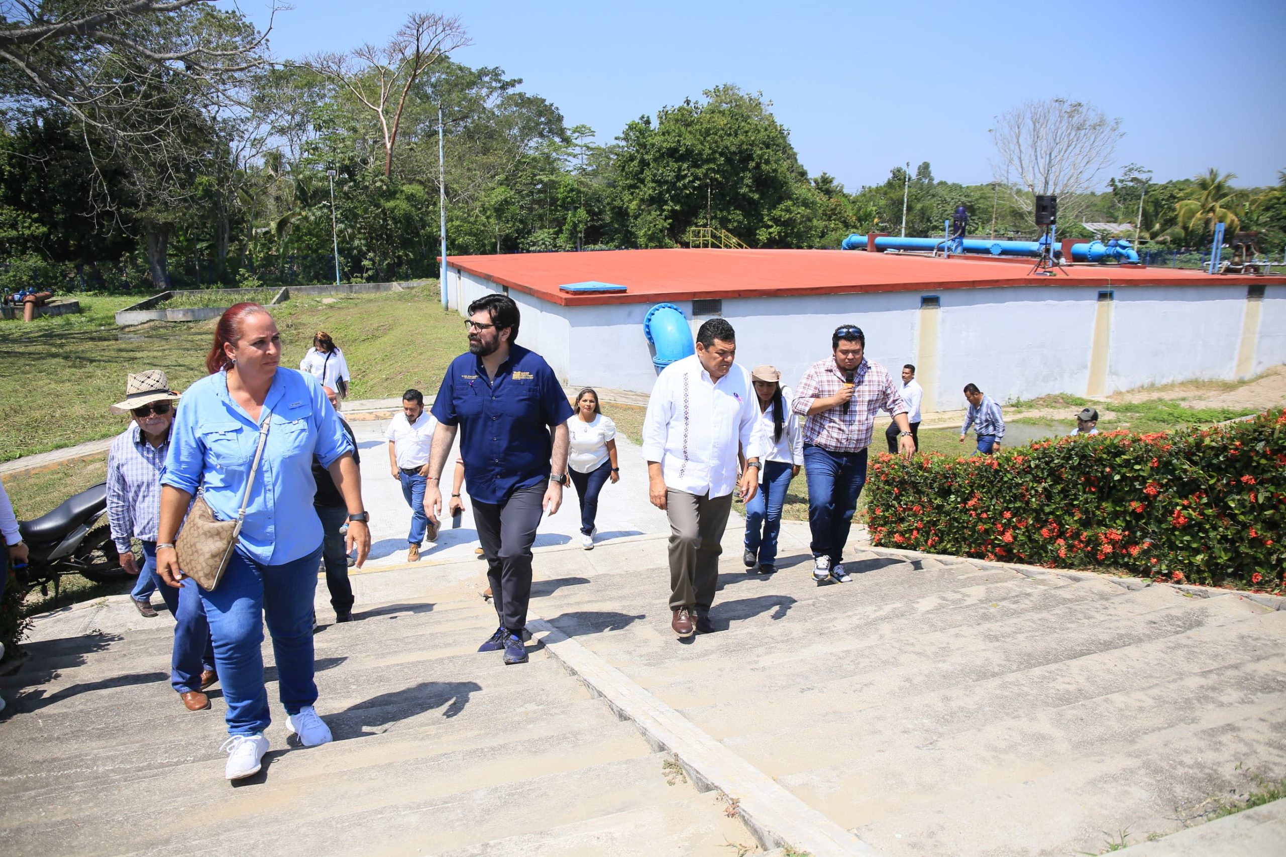 Javier May supervisó los trabajos de rehabilitación 