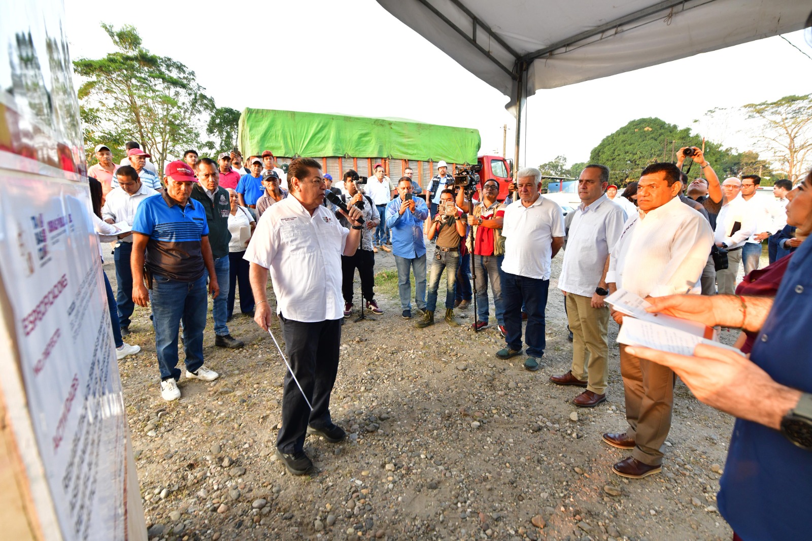 dieron inicio los trabajos de rehabilitación del camino