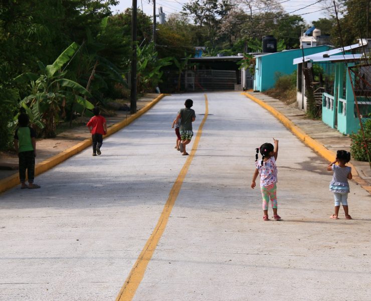 Habitantes de la colonia El Último Esfuerzo