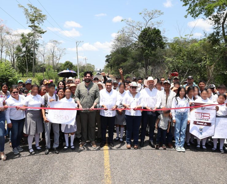 camino cosechero en el ejido Jolochero de Balancán
