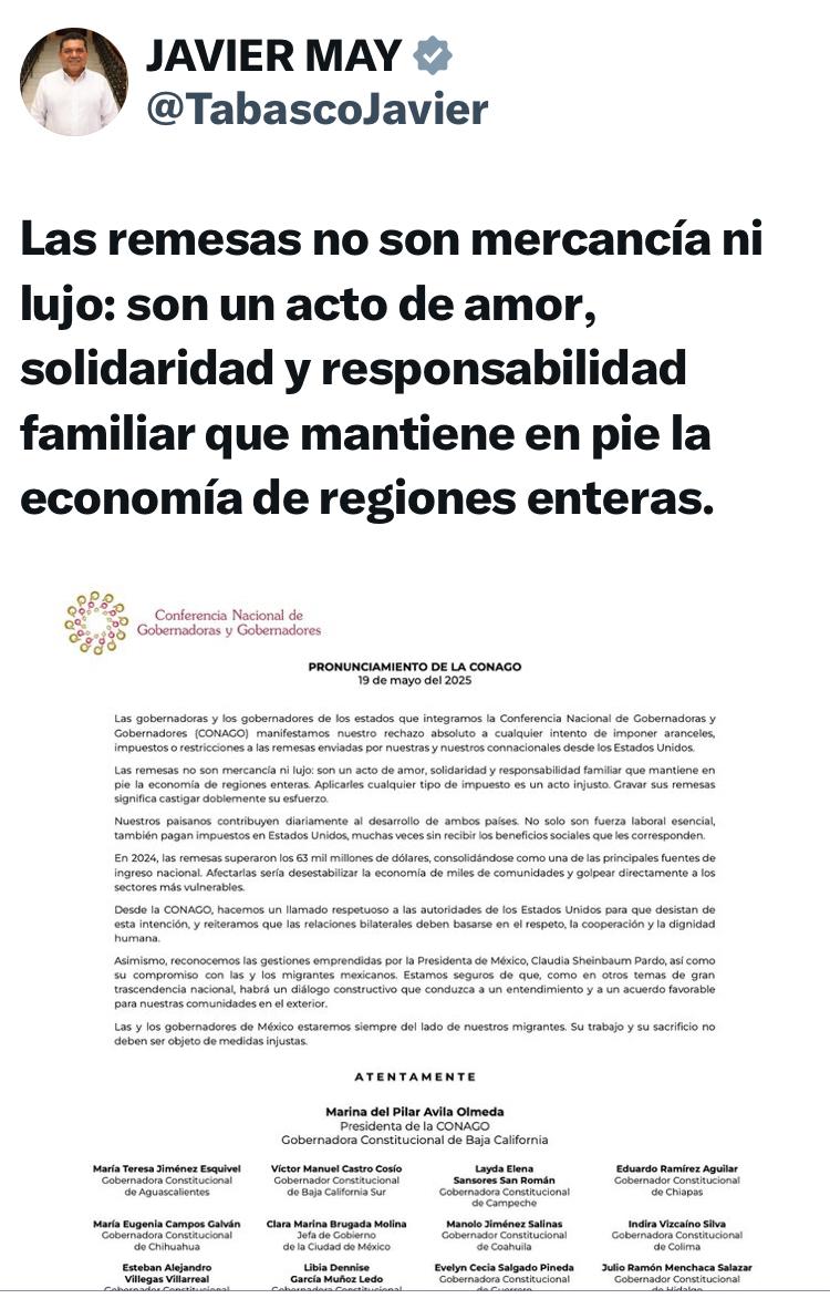 Gobernadoras y Gobernadores