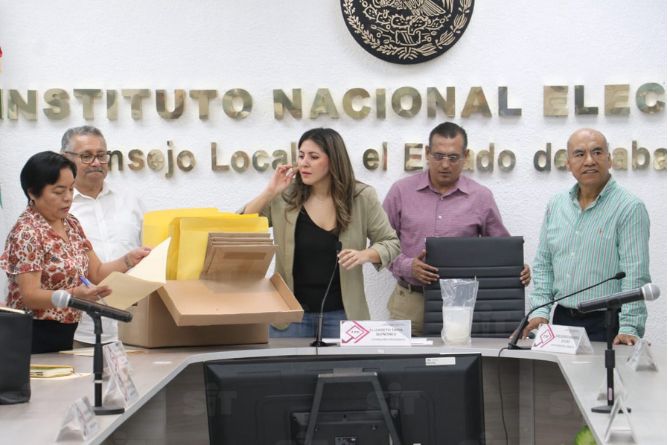 INE en Tabasco implementa voto anticipado