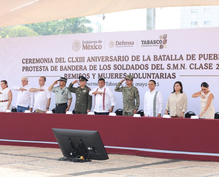 Javier May encabeza la conmemoración del 163 aniversario de la Batalla de Puebla