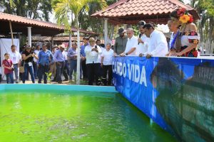 Javier May durante su recorrido por la Exposición Ganadera Regional, reafirmando su compromiso con el sector agropecuario en el marco de la Feria Tabasco 2025.