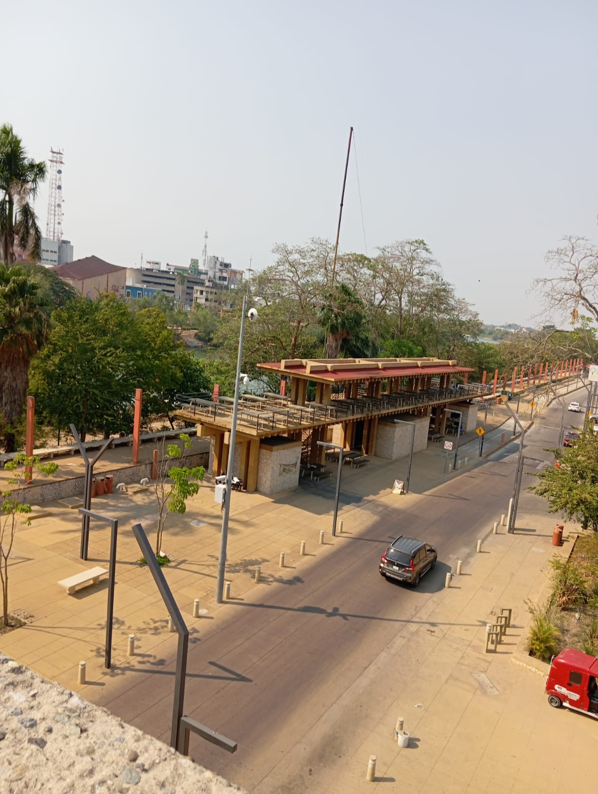 gráfica del embarcadero