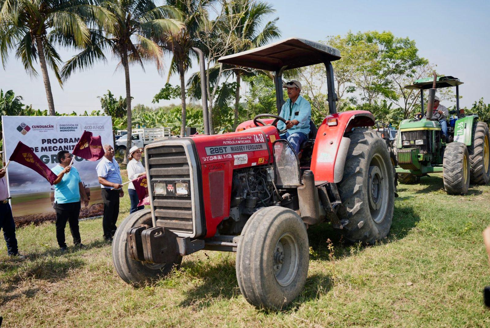 pone en marcha programa de mecanización agrícola