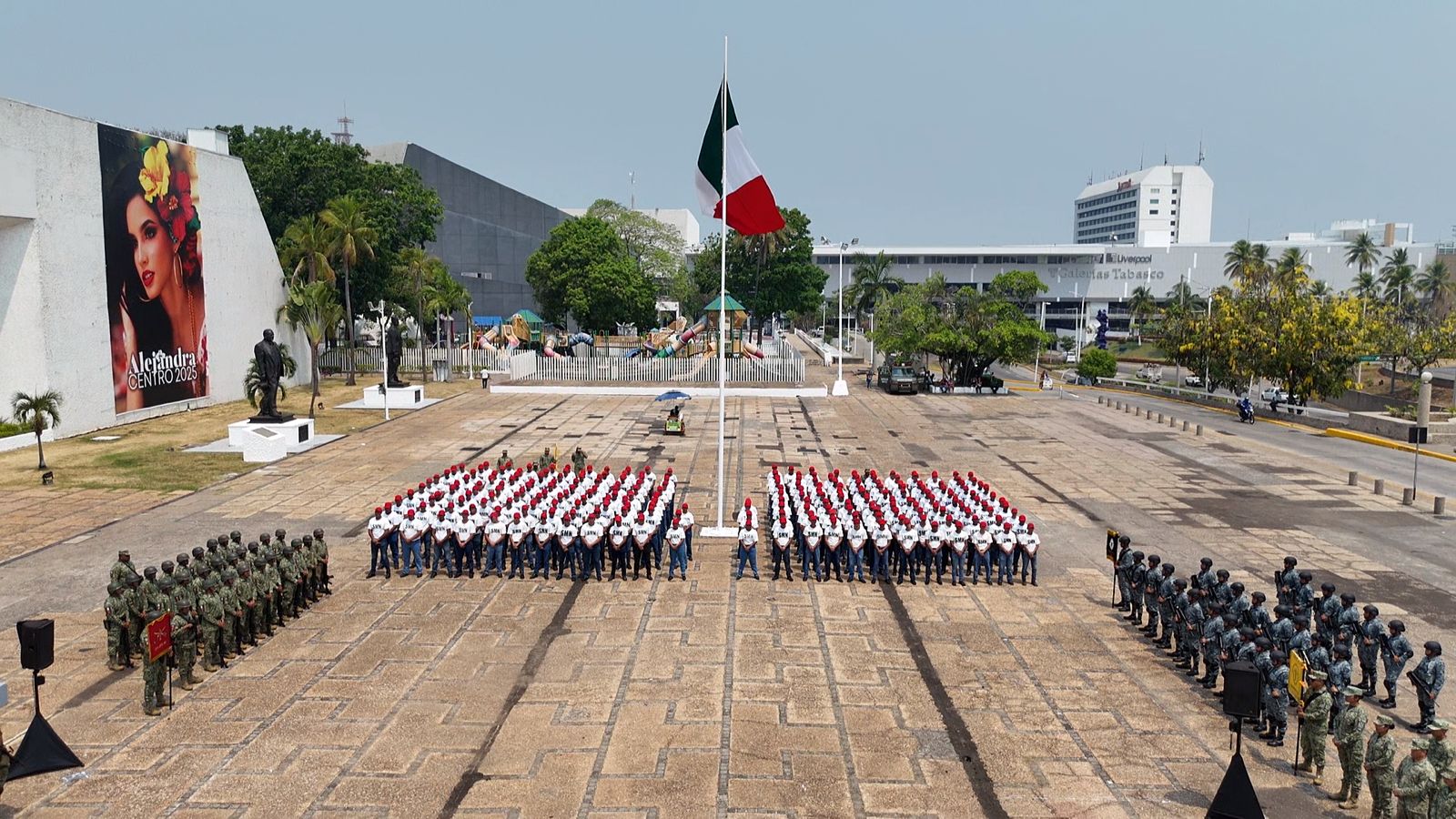 toma de Protesta de Bandera de los Soldados 