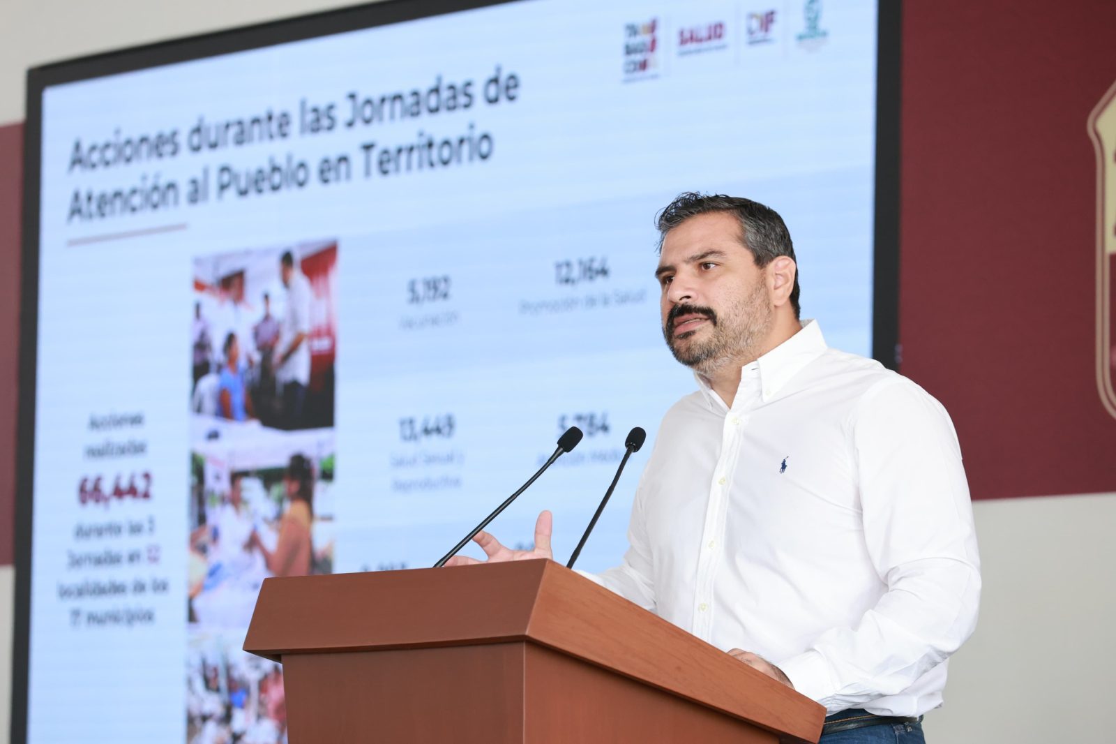 Ofrece Salud más de 66 mil acciones en Jornadas en Territorio