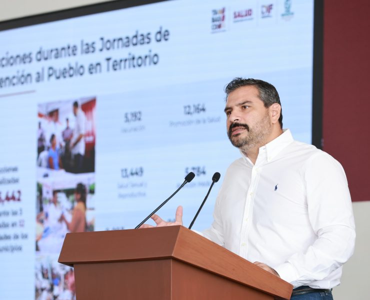 Ofrece Salud más de 66 mil acciones en Jornadas en Territorio