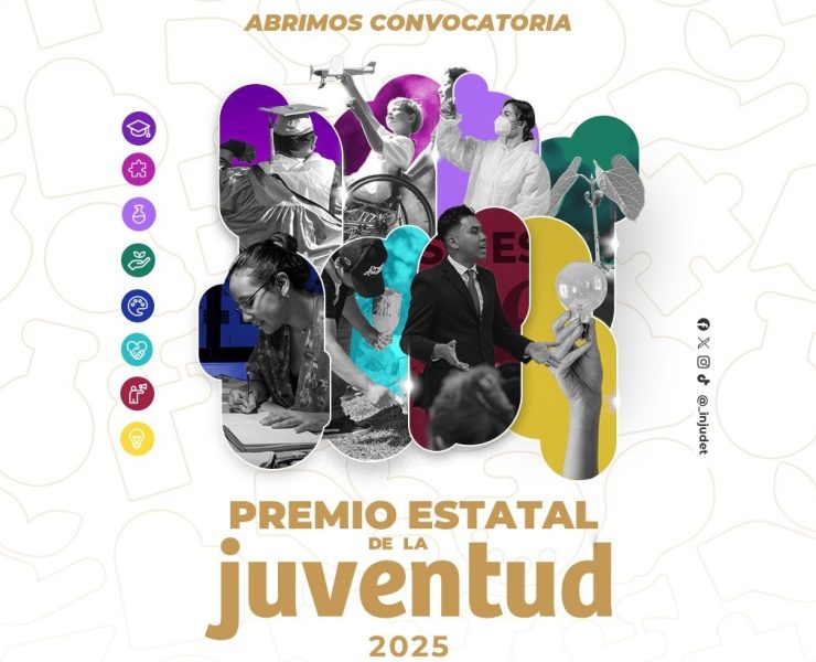 Lanzan convocatoria al Premio Estatal de la Juventud 2025