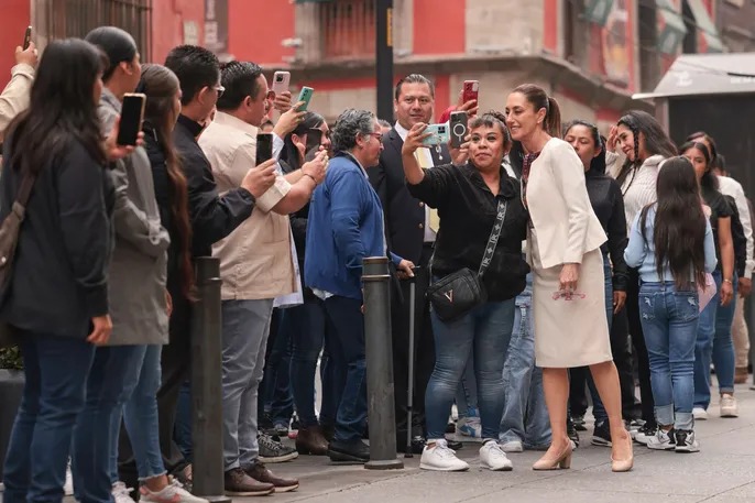 Claudia Sheinbaum Pardo celebró esta jornada histórica
