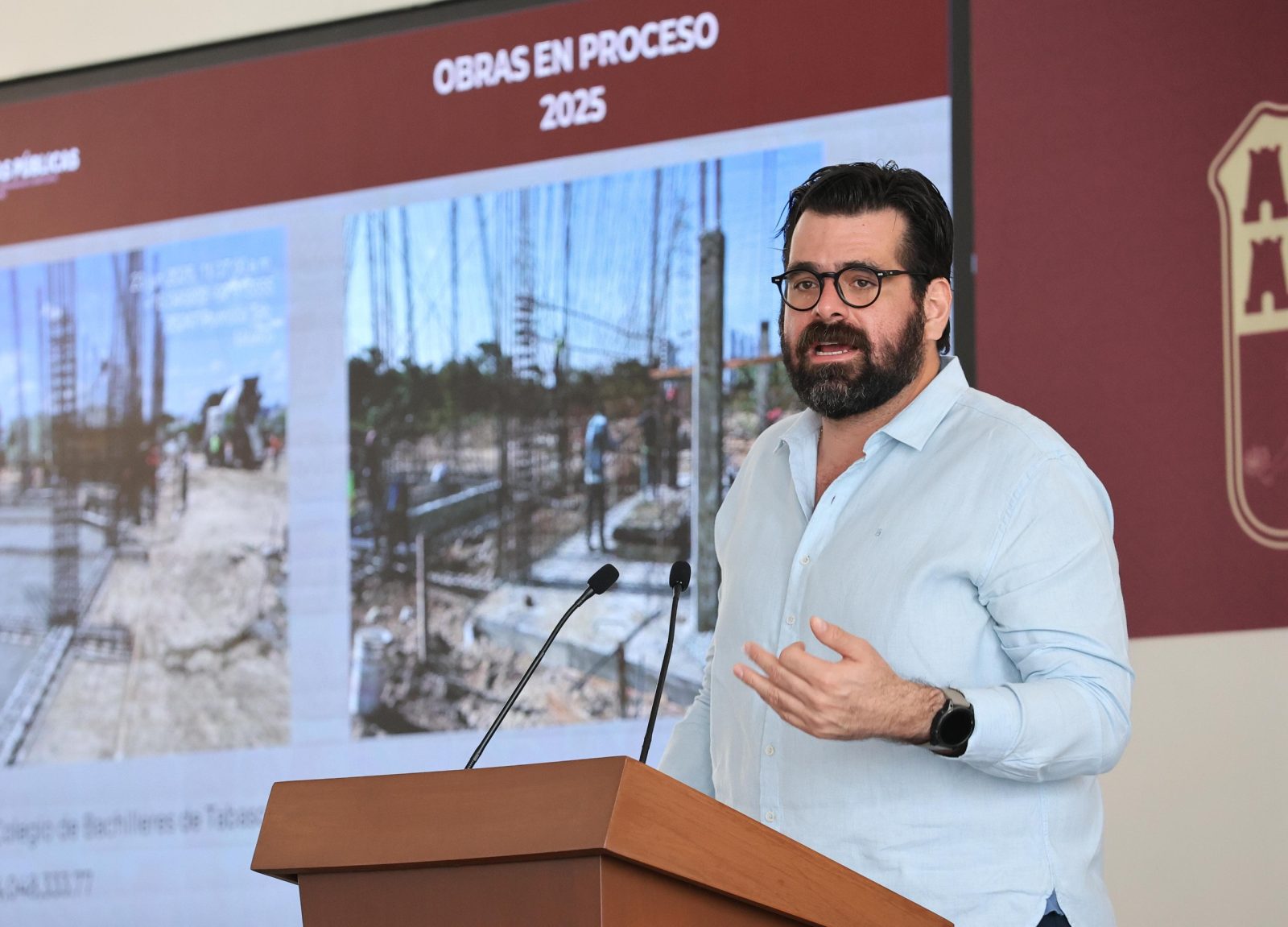 obras públicas en el primer semestre de 2025