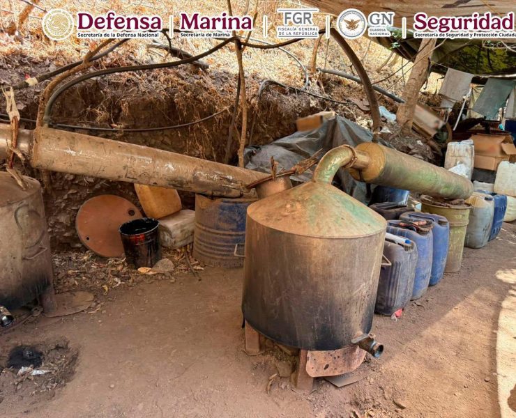 Desmantelan narcolaboratorio y pista clandestina en Durango