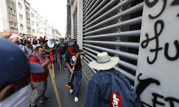 Gobierno federal rechaza actos vandálicos de la CETEG en oficinas del SNTE