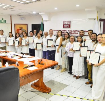 IEPCT entrega constancias de mayoría a 72 integrantes electos del Poder Judicial en Tabasco