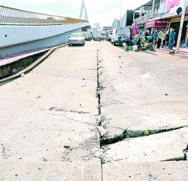 Persisten los hundimientos en Villahermosa