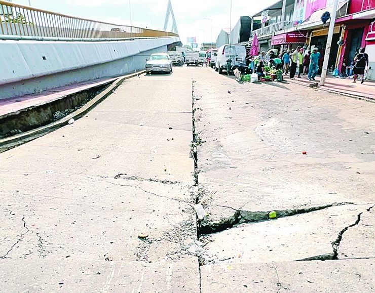 Persisten los hundimientos en Villahermosa