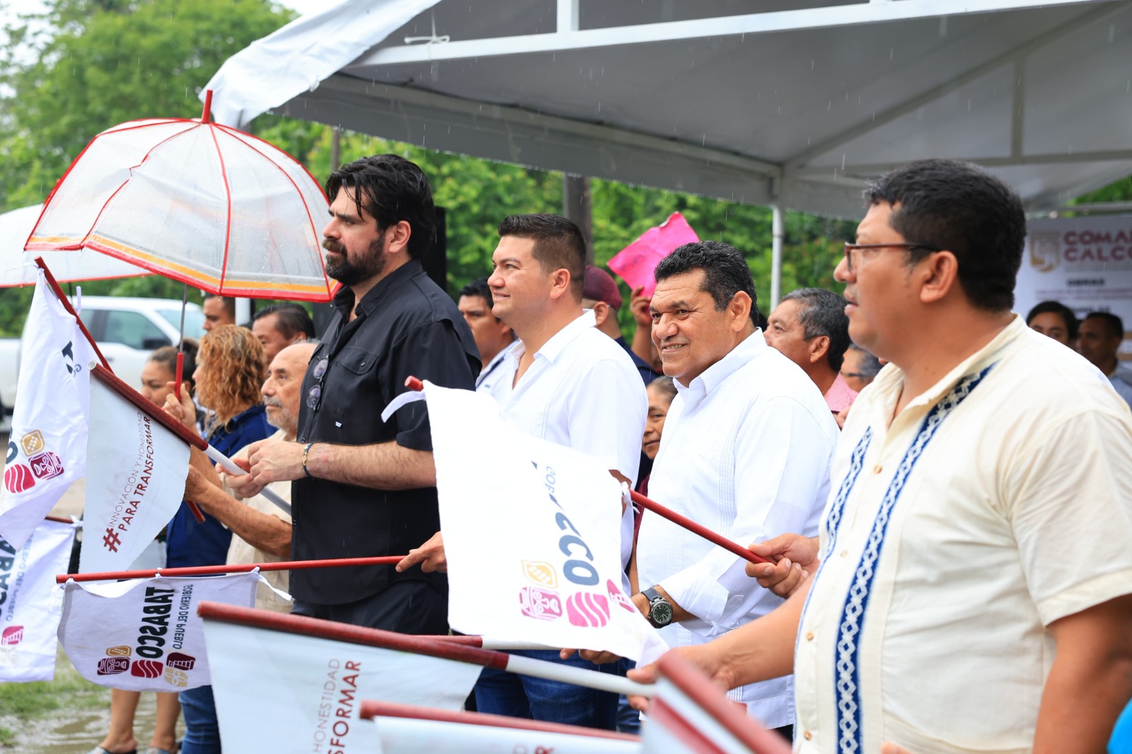 Javier May Arranca Obra Pública en Villa Aldama
