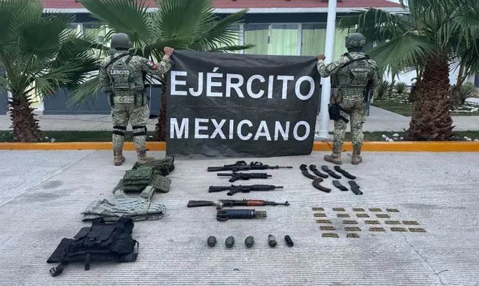 aseguraron seis armas largas