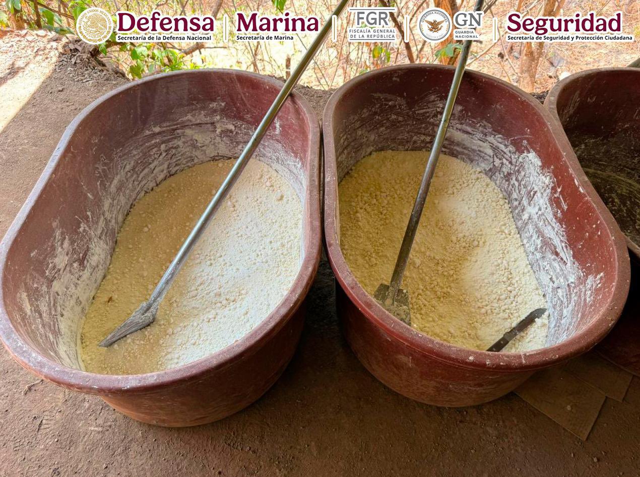 toneladas de metanfetamina