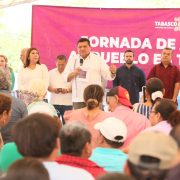 Empieza quinta vuelta a territorio en Huimanguillo