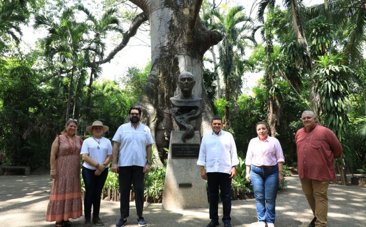 Recorre el gobernador Javier May Rodríguez el Parque La Venta