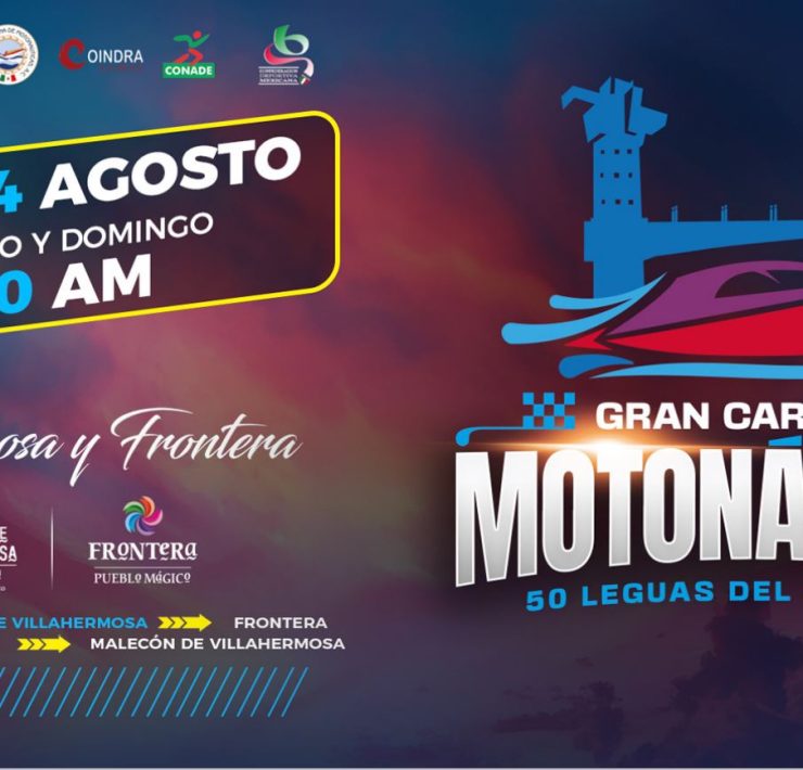 Regresa la Motonáutica Las 50 Leguas del Grijalva en Tabasco