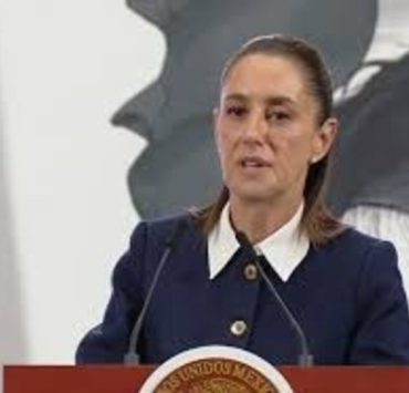 La presidenta Claudia Sheinbaum