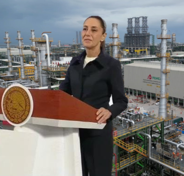 Claudia Sheinbaum aclara paro de refinería Olmeca