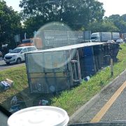 Accidente de tráiler en la Cárdenas Villahermosa