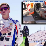 Piloto de Nascar sufre grave accidente celebrando su victoria y es llevado al hospital