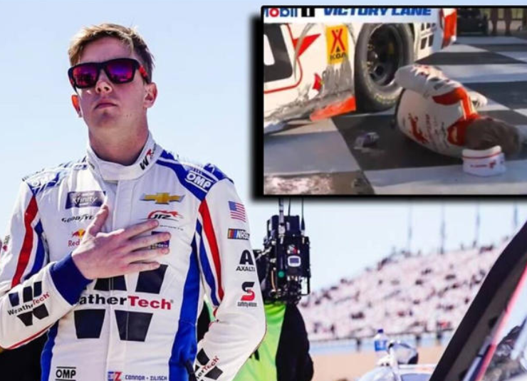 Piloto de Nascar sufre grave accidente celebrando su victoria y es llevado al hospital