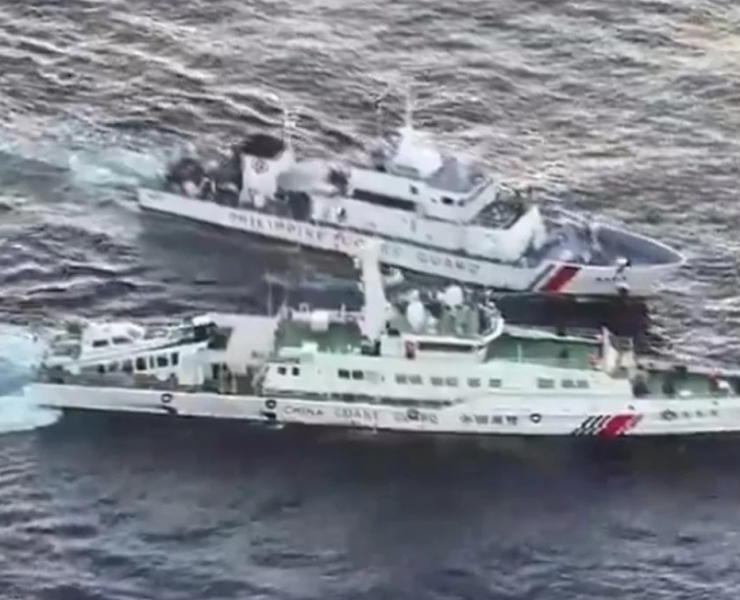 Filipinas culpa a China por colisión de barcos en el Mar de China Meridional