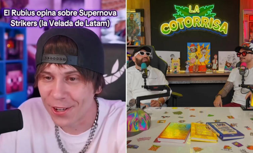El Rubius critica a 'La Cotorrisa' por el evento "Supernova Strikers"