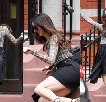 Anne Hathaway sufre caída durante la grabación de "El diablo viste a la moda 2"