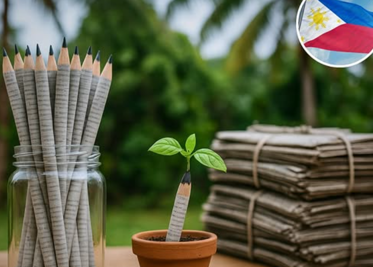 Lápices que siembran comida, un invento ecológico que combate múltiples problemas