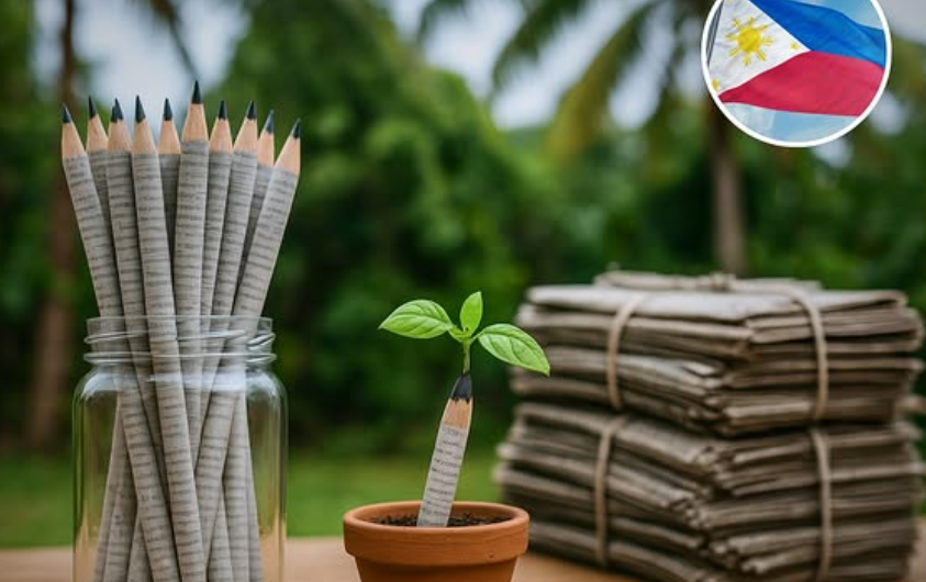 Lápices que siembran comida, un invento ecológico que combate múltiples problemas