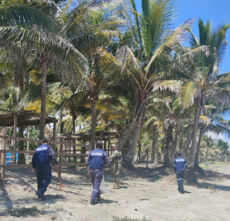 Marina impulsa la limpieza de playas y costas en Tabasco