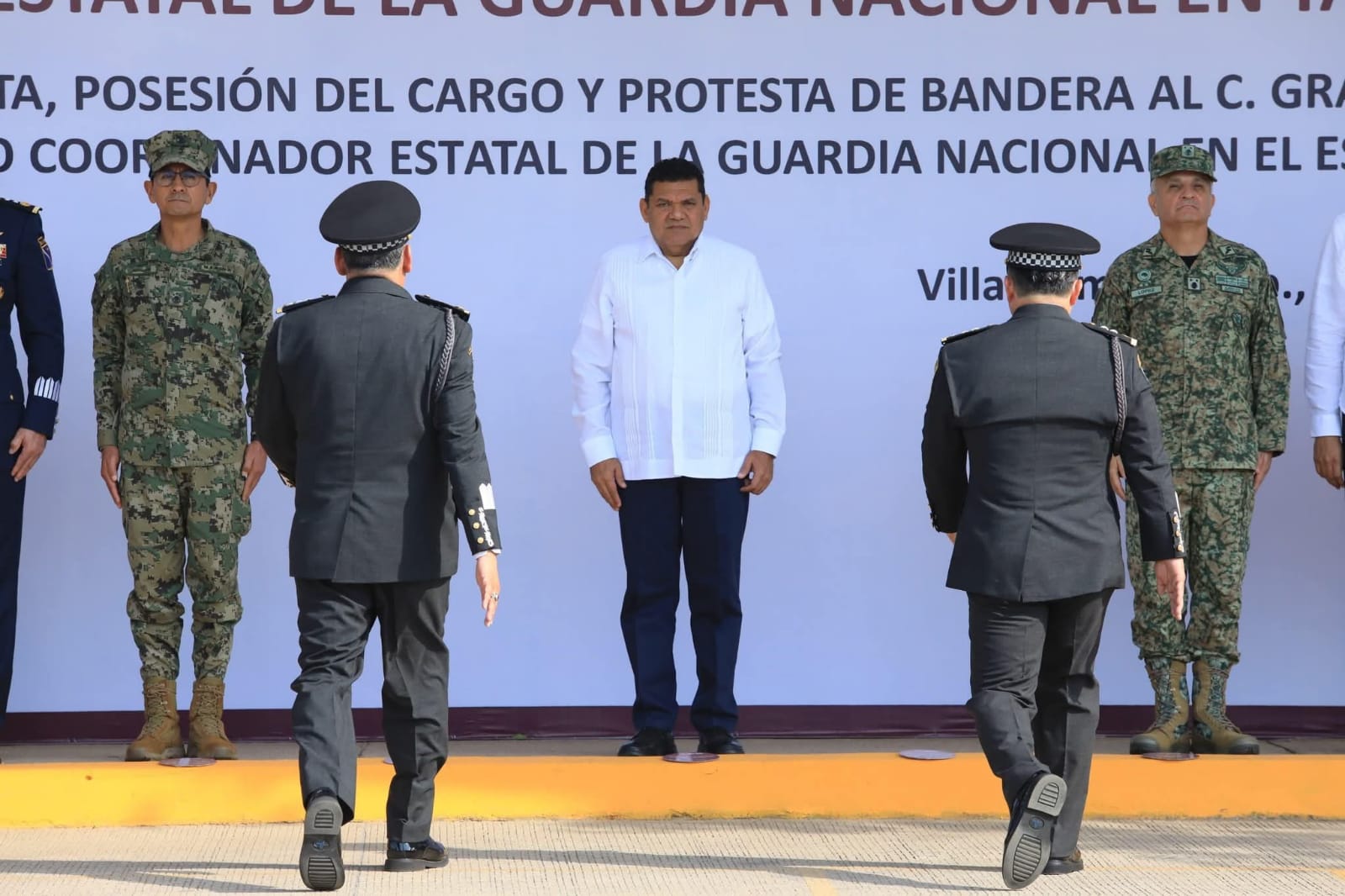 Relevo en la Guardia Nacional de Tabasco