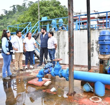 Supervisan planta potabilizadora de Villa Tapijulapa