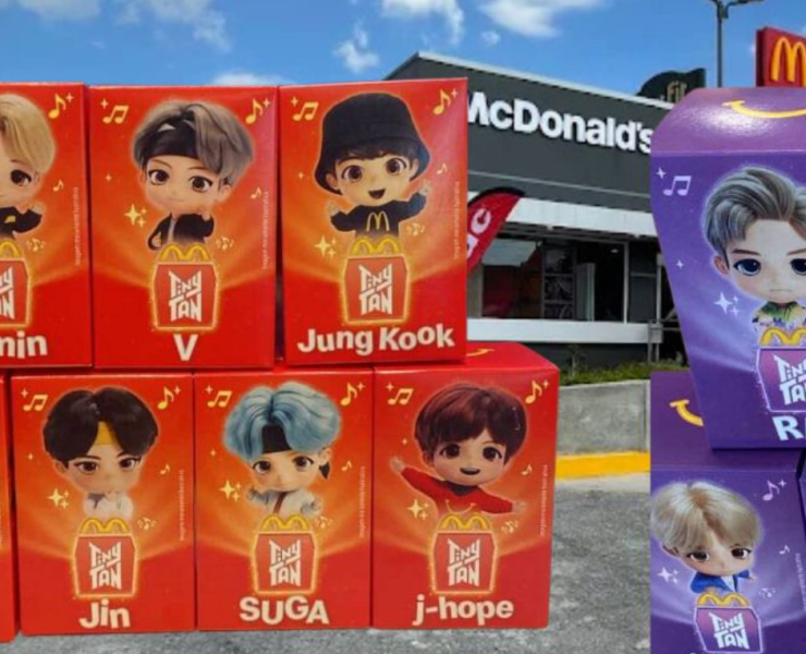Así se verán las Cajita Feliz BTS, una colaboración entre McDonald's y el K-pop