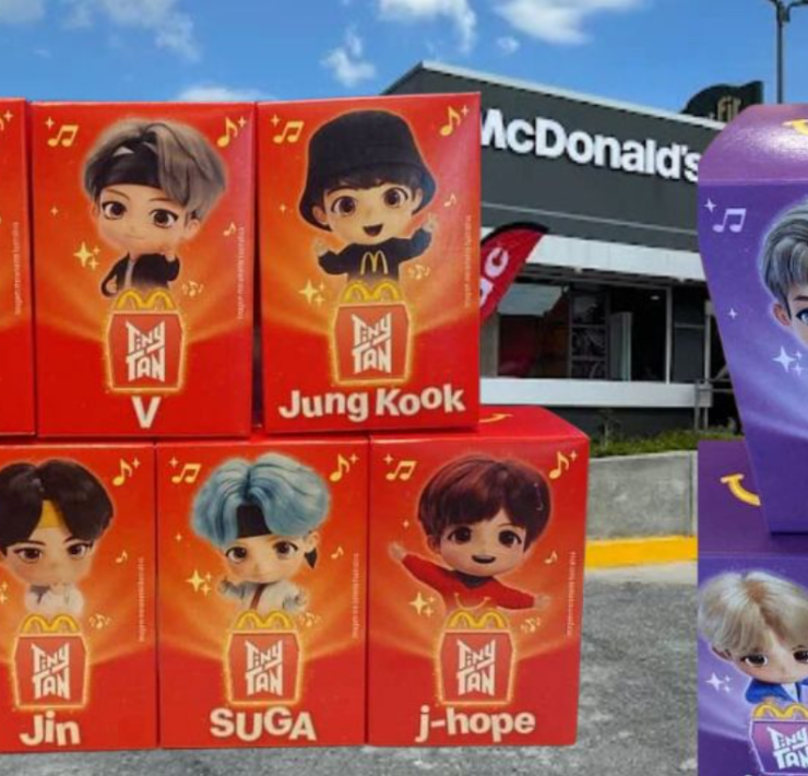 Así se verán las Cajita Feliz BTS, una colaboración entre McDonald's y el K-pop