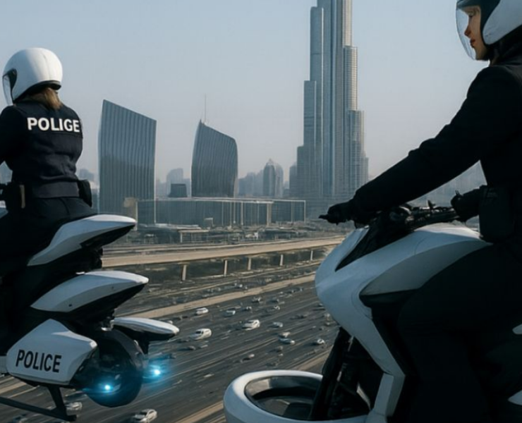 Dubai prueba motos voladoras diseñadas para la policía