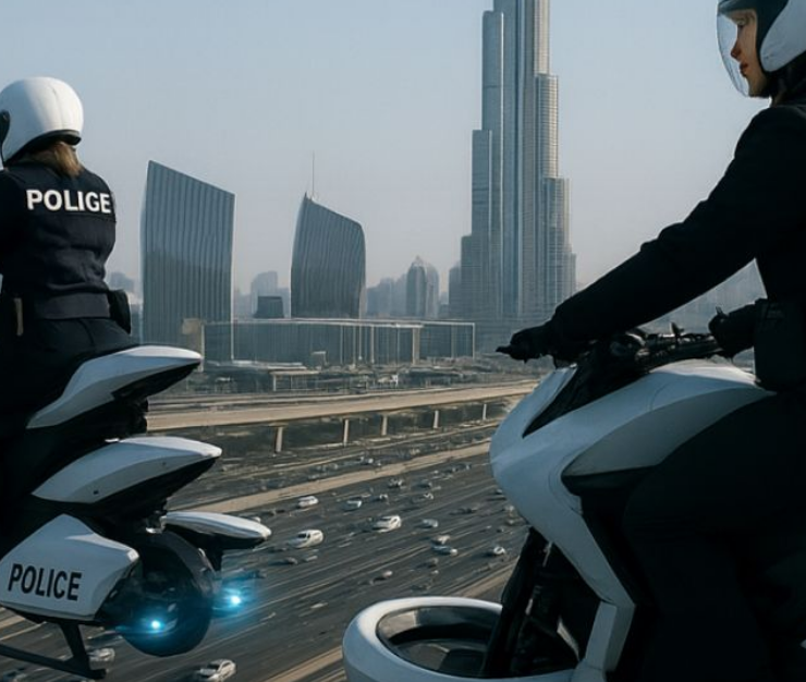 Dubai prueba motos voladoras diseñadas para la policía