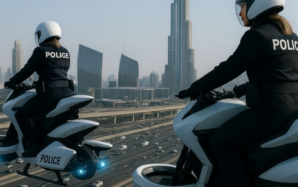 Dubai prueba motos voladoras diseñadas para la policía